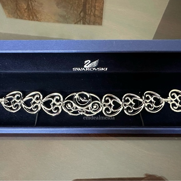 Swarovski 2006 Disney Cinderella Rhodium Plated Bracelet RARE 1514997 - Picture 7 of 10